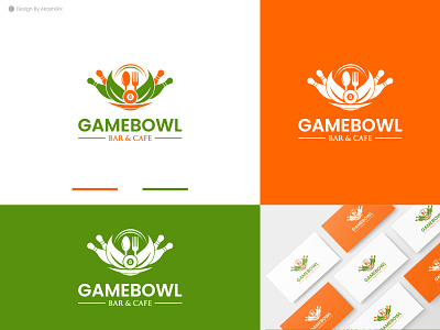 Gamebowl Bar & Cafe Logo Design bar cafe bar gaming bar logo branding cafe game area game bar game cafe game zone gamebowl graphic design logo logodesigner logos restaurant games restaurant logo