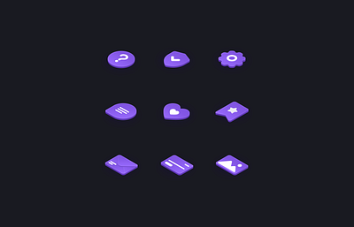 Isometric icons design graphic design icon icons illustration interface isometric set ui