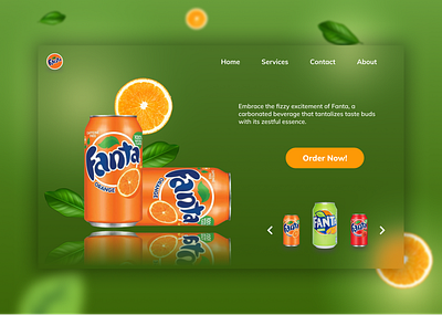Fanta Landing Page designs, themes, templates and downloadable graphic ...