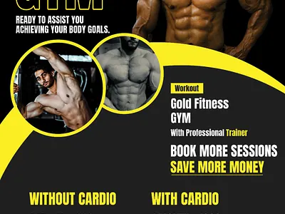 Gym Flayer gym post poster
