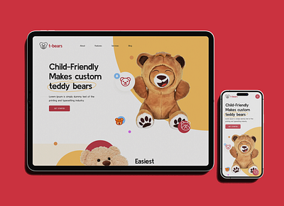 Make your Custom Teddy Bear appdevelopment design designtrending mobile mobiledesign moileappdevelopment teddybear uidesign uiux web website websitedesign