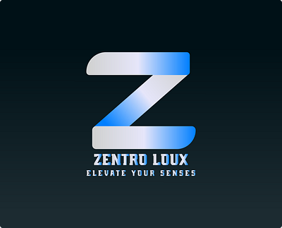 Zentro Loux Logo 3d animation app branding design graphic design icon illustration logo typography ui ux vector