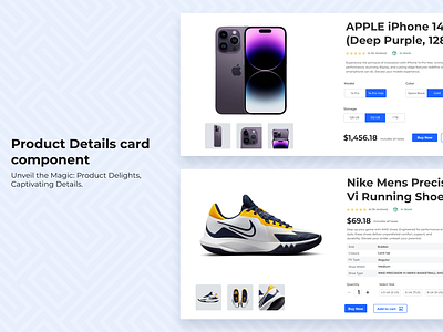 Product Details card component component design ecommerce graphic design product details card ui ui kit ux