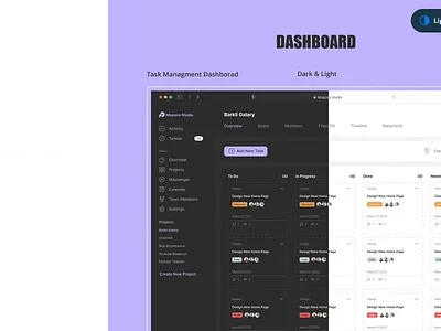Task management Dashboard dashboard dashboard for task managment task management uiux dashboard