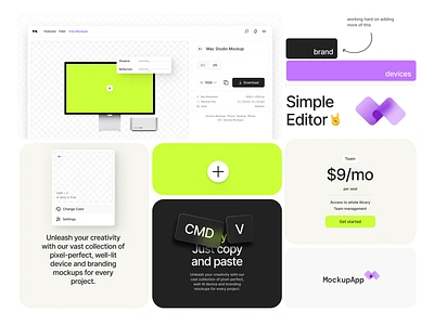 Mockup App Style branding freebie graphic design logo mockup style ui