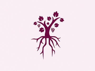 wine bottle grappa logo tree wine