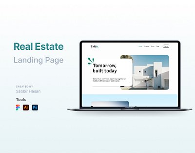 Real Estate Landing Page (Eiddo) 3d animation app apple branding design estate figma graphic design illustration landing page landingpage logo real realestate ui uidesign uiux uiux design