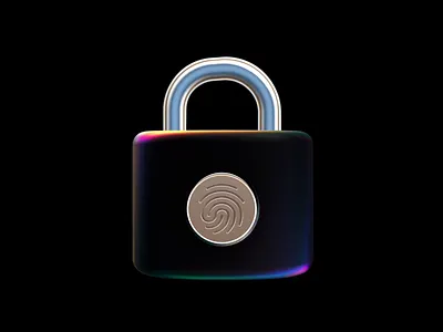 Lock 3d animation blender c4d fingerprint glsl illustration interaction interactive javascript lock login secure security spline threejs ui unlock webgl