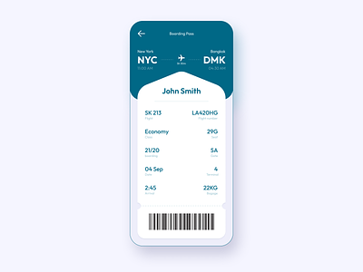 Boarding Pass air air tickets airplane airport app design boarding boarding pass booking flight flight app flight booking mobile app online booking pass plane ticket ticket app ticket booking travel trip