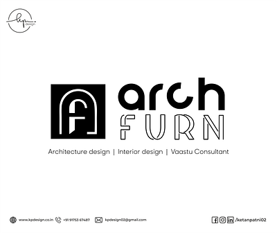 Arch_furn_design - Architecture firm logo Design afmonogran architectlogo branding designers guidelines interiordesign logo logodesign monogram uidesign uiuxdesign