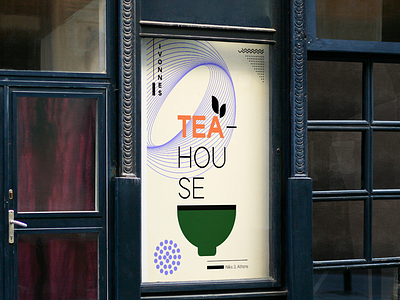 Teahouse Set of Poster Design brand identity brand identity design branding design graphic design illustration poster poster design posters teahouse teahouse poster visual identity