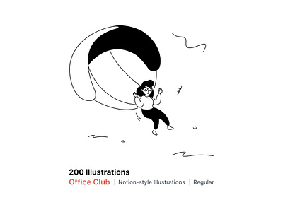 Landing | Office Club - Overflow Design app illustration duotone ecommerceclub figma free freebie illustration landing notion notion illustration notionclub officeclub sketch svg vector web illustration