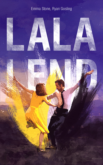 LALA LEND. Photoshop practice #2 artwork design graphic design poster