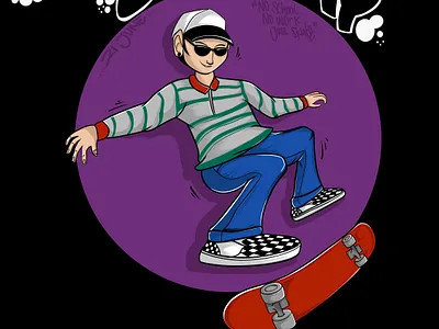 Skateboarding day animation apparel design art art design artwork branding design product digital painting graphic design illustration illustration art logo merch design motion graphics product merch skate skateboard skateboarding day tshirt design tshirt printing