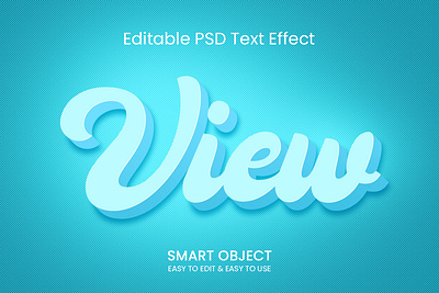 Text effect 3d animation graphic design logo ui
