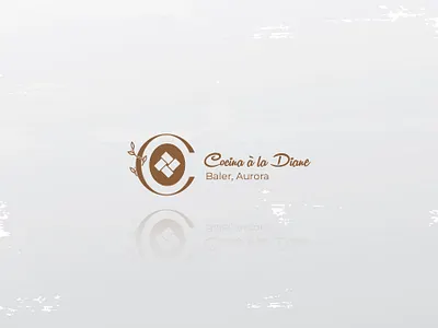 Cocina à la Diane catering service logo adobe illustrator art brand branding creative design graphic design illustration logo logo design logo maker logos original