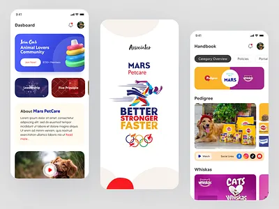 Employee Onboarding for Fortune 100 company app design app management dog food employee fortune 100 management mars onboarding pedigree product design product mangement ui design