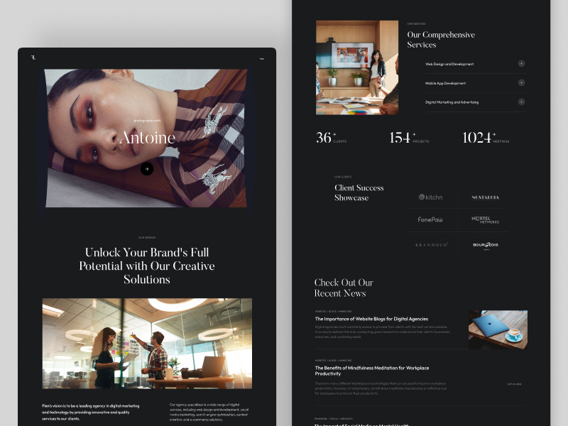 Flen - Portfolio WordPress Theme by Onur Tavil on Dribbble