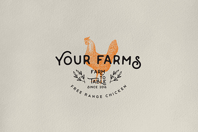 Farm Brand Logo brand identity branding design graphic design illustration logo logo design typography