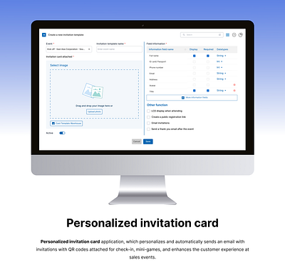 Personalized invitation card with HTML, CSS, JS & Python branding css frontend html javascript python uiux