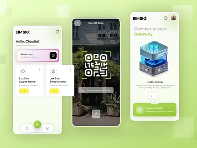 Eimsig - Home Automation control app ui application ui home automation home automation app ui