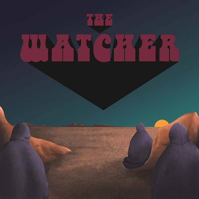 The Watcher branding c design flat graphic design icon illustration logo tshirtdesign ui vector