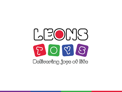 Leons Toys - A toy company Logo 3d animation branding graphic design logo motion graphics ui