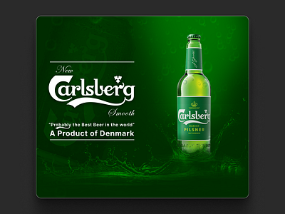 Carlsberg Ad Concept advertisement branding design photoshop