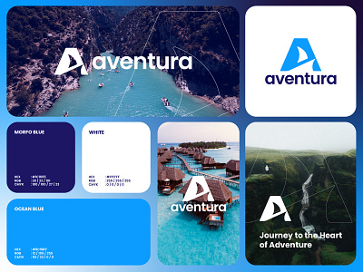 Aventura Brand Identity agency branding design graphic design logo logo templates logogram