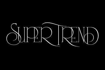 Super Trend adobe branding custom lettering design font graphic design illustration illustrator lettering logo stunt roman type type design typeface typography