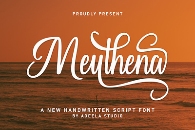 Meuthena branding design graphic design illustration lettering logo script type typography ui