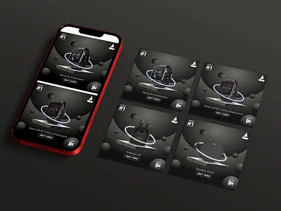 boAt - Social Media Banner ads agency banner boat business corporate creative design digital graphic marketing modern pixel professional social media square vector