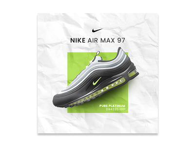 AIR MAX 97 | post advertising branding design fashion graphic design illustration nike shose sport vector vietnam visual graphic