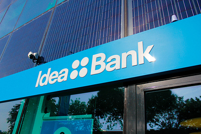 Idea::Bank advertising bank banking brand architecture brand guidelines branding communication facelift finance forms graphic design internal communication logo rebranding retail signage stationery website