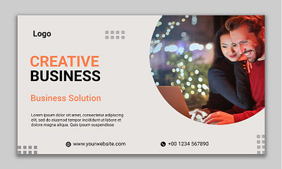 Creative Business Banner Design. banner design business design flyer graphic design graphics layout post design social social media post design tameplate