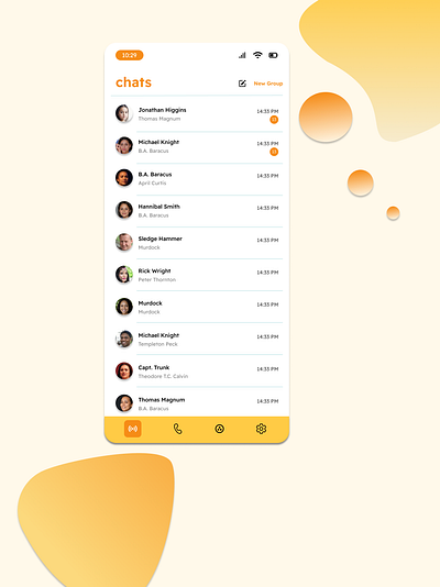 Direct message 013 chat chatbox dailyui mobile mobile view ui