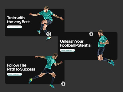 BALR Alternate Hero section app design figma football landing page ui ux