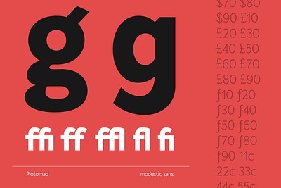 Modestic sans clean creative design font graphic design sans serif type typography