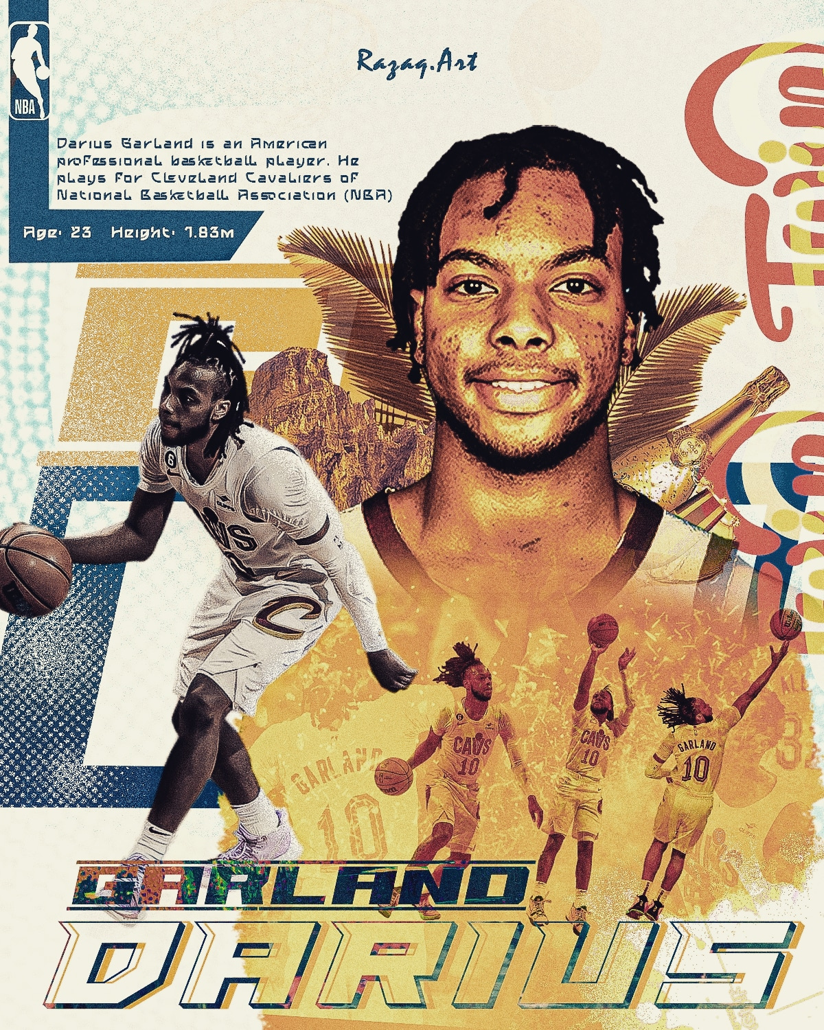 Darius Garland of Cleveland Cavaliers. by Adepoju on Dribbble