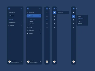 Sidebar design menu sidebar sidemenu ui uiux
