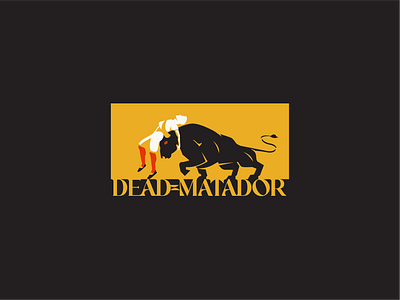 Dead Matador branding graphic design logo restaurant logo