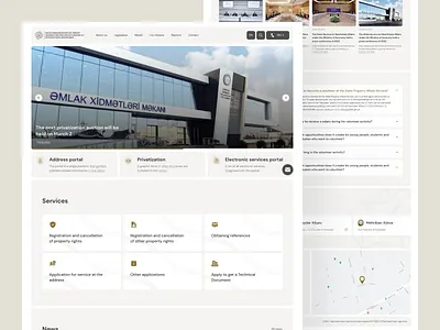 State service for property issues web site branbook branding design figma for company graphic design hero page home page illustration logo responsive site ui ux vector web site website