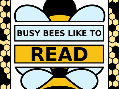 PRESCHOOL DECOR / READING SIGN branding busybees customizable decor design graphic design logo preschool sign