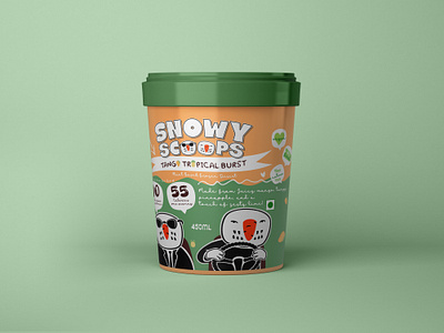 Snowy Scoops™ Ice Cream animation branding design graphic design illustration logo social media ui ux vector