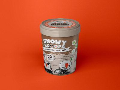 Snowy Scoops™ Ice Cream animation branding design graphic design illustration logo social media ui ux vector