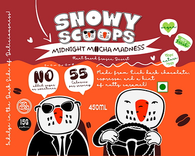 Snowy Scoops™ Ice Cream animation branding design graphic design illustration logo social media ui ux vector