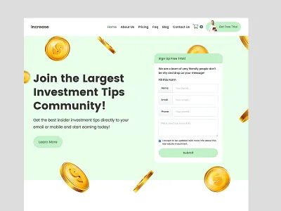 Increase - Webflow HTML Website Template agency finances webflow template finances website template webflow webflow design webflow designer webflow template