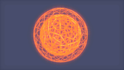The Sun 3d art background blender design glass glow graphic design illustration logo shaded sun wireframe