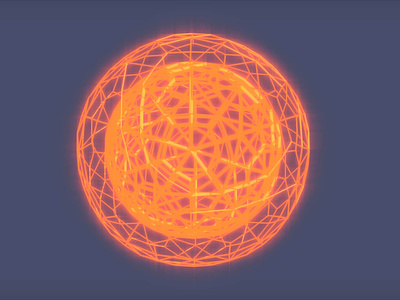 The Sun 3d art background blender design glass glow graphic design illustration logo shaded sun wireframe