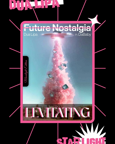Poster Design - Levitating design graphic design levitating poster typography ui